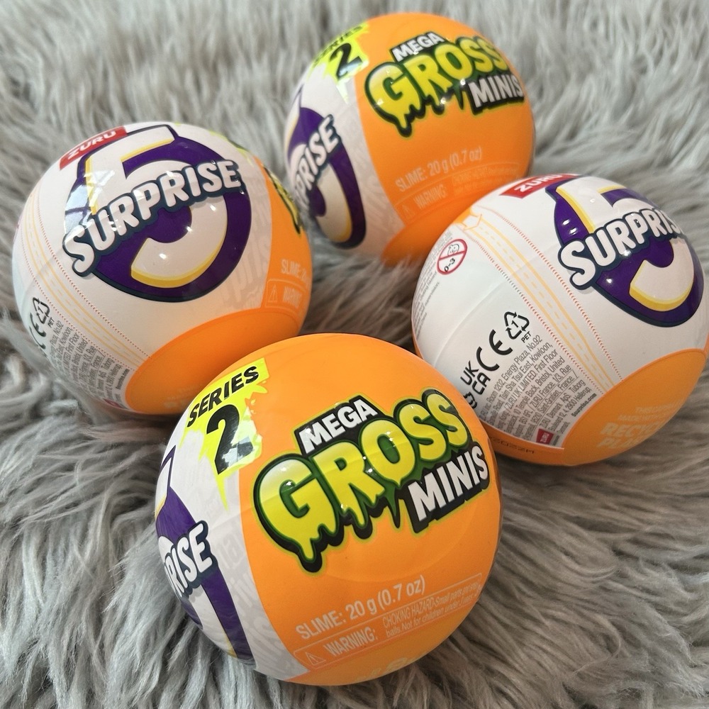 Mega Gross Minis Zuru Mini Brands Series 2 Surprise Bundle Of 4